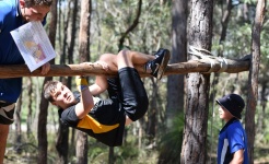 Student at Adventure Race