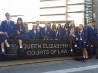 Students on Court Excursion